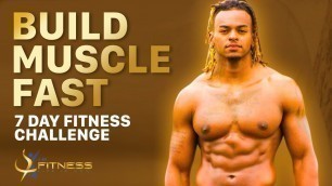 'BUILD MUSCLE FAST | 7 Day Fitness Challenge Day 2: 100 BURPEES!!'