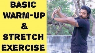 'Basic Warm-Up & Stretching Exercise !!!'