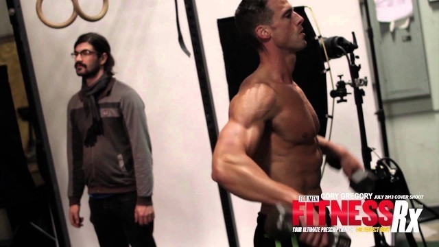 '#ThrowBackThursday Cory Gregory  Fitness RX Cover Shoot with my kids 2013'