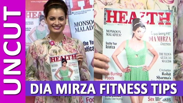 'Full Video - Dia Mirza Fitness Tips..'