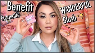 'Benefit Cosmetics WANDERFUL World Blush Silky Soft Powder Blush Review'