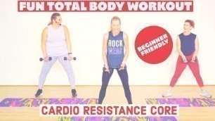 'HOME WORKOUT FOR CORE, TONING AND CARDIO - LOW IMPACT'