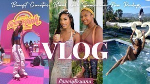 'Weekly VLOG | Influencer Events: Black Girl Sunscreen, Benefit Cosmetics, New Pickups | LovelyBryana'