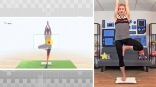 'Wii Fit U - Yoga Tree Pose Gameplay'