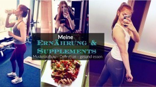 'Muskelaufbau, Definition, Gesundes Essen für Frauen ♥︎ Meine Ernährung & Supplements'