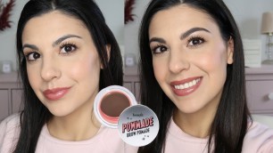 'Benefit Cosmetics POWmade Brow Pomade Review and Demo'
