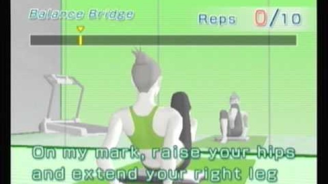 'Wii Fit Plus Strength Training Part 9: Balance Bridge'