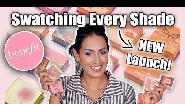 'Swatching ALL 10 Brand NEW Benefit Cosmetics Blush Collection'