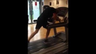 'Power treadmill run. Norsemanfit fitness over 50'