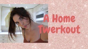 'HOME TWERKOUT! Chloe Ting Booty vs. John Benton Model Fitness'