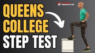'Queens college step test | cardiorespiratory fitness assessment  #VO2max'
