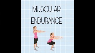 'Cardiovascular Endurance, Muscular Strength, Muscular Endurance, Flexibility'