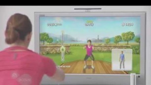 'EA Active exercise video game features leg strap for Nintendo Wii'