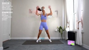 'POPSUGAR Fitness! 25 Minute LIVE No Equipment HIIT Workout With Charlee Atkins'