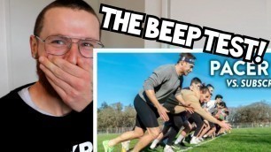 'Rugby Player Reacts to THE BEEP TEST! (PACER TEST)'
