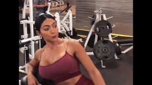 'Hot Fitness Model Workout At Gym - Sumeeta Sahni | Indian fitness model'