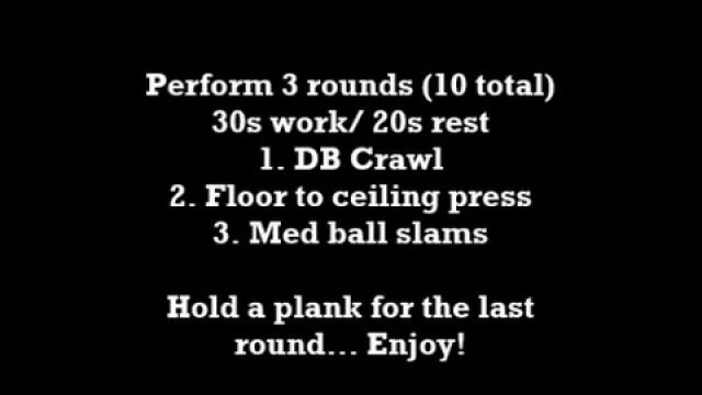 'Firefighter Interval Workout Option'