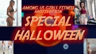 'Special Halloween Among Us Girls Fitness Motivation'