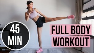 '45 min Full Body Workout to BURN MAX CALORIES (Results in 2 Weeks) ~ Emi'