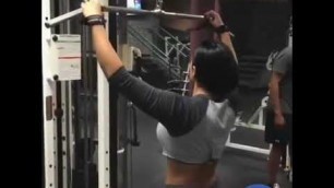 'Sumeeta sahni-Back workout at gym - | Indian fitness model'