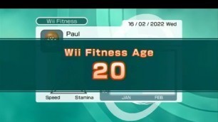 'Wii Sports - Wii Fitness: Age 20 (Lowest Possible Age!)'