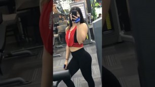 'Indian Fitness Girl Back Workout Gym Motivation'