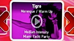'Wii Zumba Fitness 2 G2, 1P workout, Tigre (Merengue/Warm Up, Medium Intensity) on Miami Yacht Party!'
