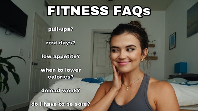 'FITNESS FAQs | Answering YOUR Fitness Qs! | Dropping Calories, Deload Week, Soreness, and More!'