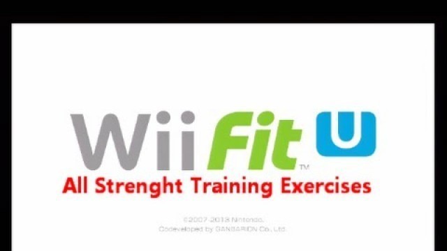 'Wii Fit U: All Strength Training Exercises (Nintendo Wii U)'