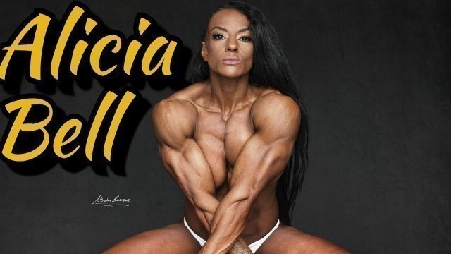 'FITNESS FEMALE BODYBUILDING, - ALICIA BELL, HULK BODYBUILDER, IFBB PRO, GYM WORKOUT'