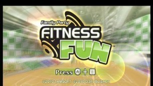 'Family Party: Fitness Fun Wii Quick Playthrough - Easy Enough For The Whole Family'