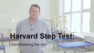 'Physiology practical demonstrations - Harvard Step Test: Administering the test'
