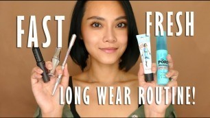 'Fast Fresh 5-Minute Longwear Routine feat. Benefit Cosmetics The POREfessional: Lite Primer'