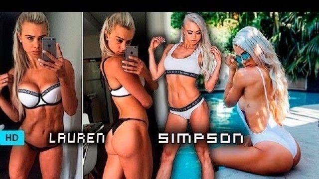 'LAUREN SIMPSON Bikini Fitness Model: How to Lose Weight Fast - Quick & Easy Weight Loss Tip'