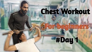 'Beginner Chest Workout #Day 1 || Beginner Fitness || Sunil Fitness Point'