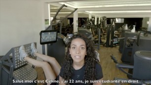 'Céline étudiante en droit à choisi Elevate Premium Fitness pour décompresser'