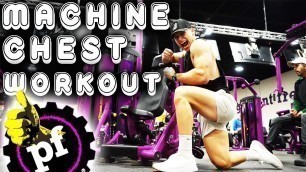 'DOING A BEGINNER MACHINE CHEST WORKOUT AT PLANET FITNESS!'