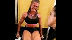 'Vanessa Garcia fitness brazilian girl Hard workout'