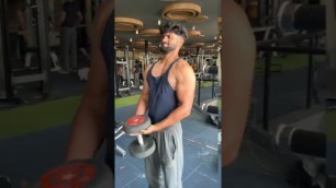 'Biceps freestyle workout in neo fitness gym Hoshiarpur'