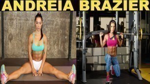 'ANDREIA BRAZIER - 3X WBFF Fitness Model World Champion: Exercises and Workouts @ Brazil'