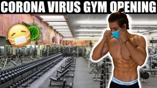 'What Are Gyms Like After Lockdown?! First Chest Workout'