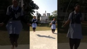 '#Jo Tenu dhup Lage# rope skipping practice for #CBSE# #National# fitness# workout#'