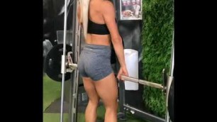 'Lauren Simpson Sexy Workout'