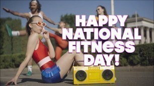 'Happy National Fitness Day | May 1 | Get Up and Get Moving'
