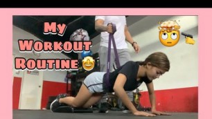 'MY WORKOUT ROUTINE || ERICA AHERN ||'