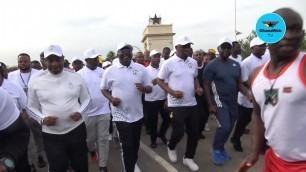 'Dr. Bawumia, Ga Mantse lead hundreds to mark national fitness day'