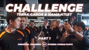 'Pertandingan VIRAL 2022 - Personal Trainer VS Fitness Consultant, Tebak Cabor & Nama Atlet (PART 1)'