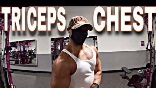 'Full Chest & Tricep Workout//Planet Fitness'
