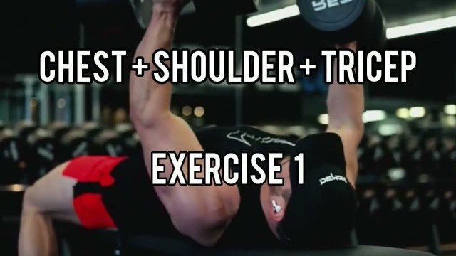 'Chest Tricep & Shoulder Perfect Workout For Gym #gymworkout #bodybuilding #chestworkout #trending'