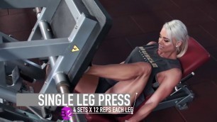 'GLUTES HAMSTRINGS WORKOUT with WBFF PRO LAUREN SIMPSON'